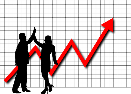 Beneficio cinco gráfico vectorial