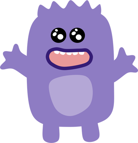 紫色的怪物