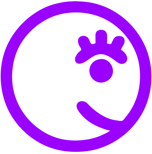 Purple smiley