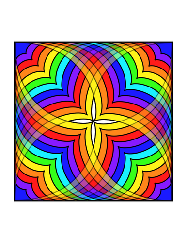 Vector afbeelding van multicolor behang