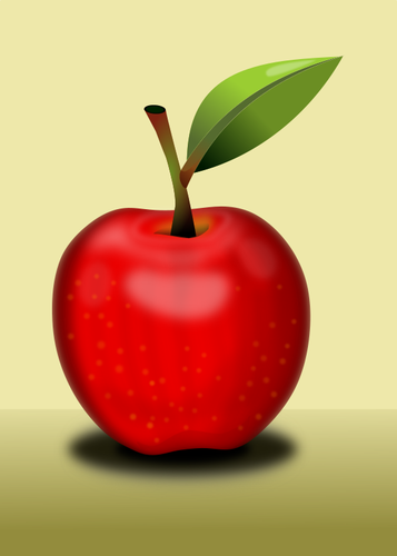 그림자와 빨간 사과