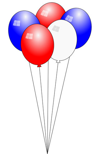 4 ° di palloncini di luglio