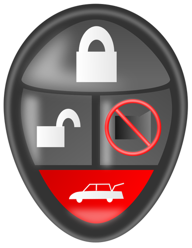 Auto alarm externe vector illustraties