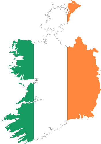 Irlands flagg