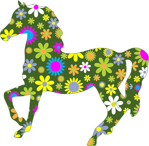 Cavalo floral