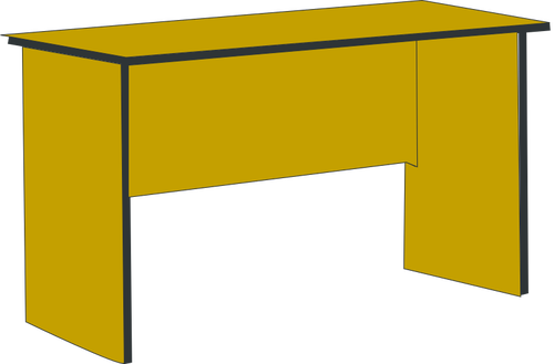 Bureau jaune