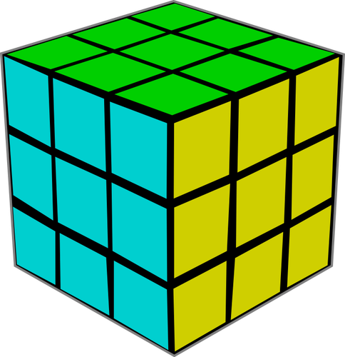 Imagem definida do cubo de Rubik