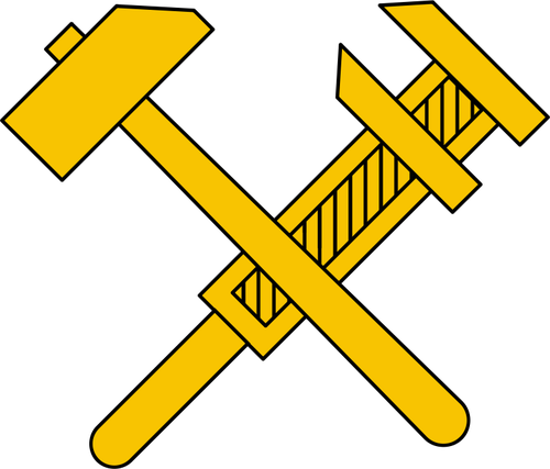 Immagine vettoriale della classe operaia socialista simbolo