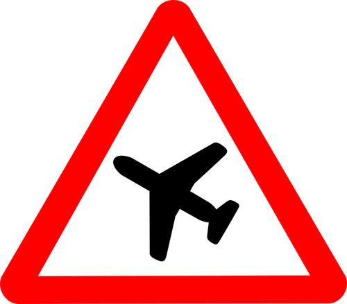 Roadsign avião