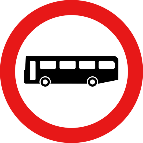 バス交通標識