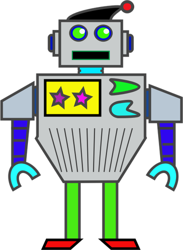 Colorful robot