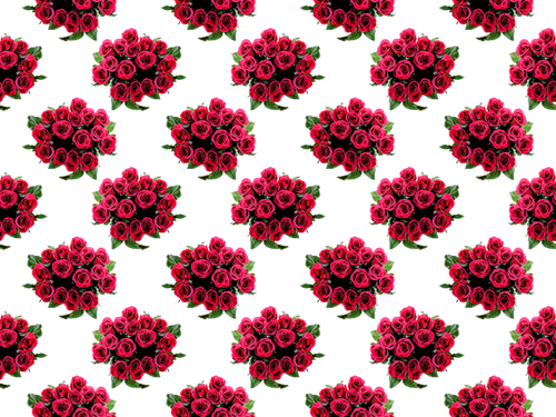 Roses pattern vector image