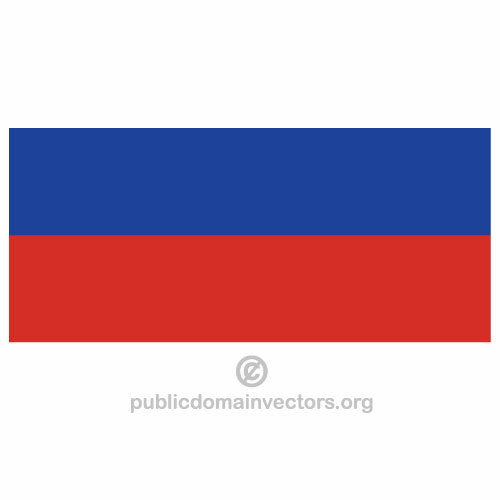 Russian vector flag