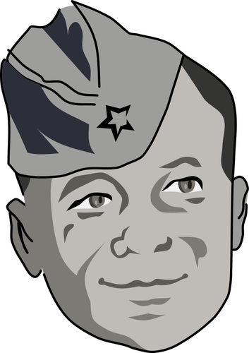 Vasili Tyorkin portrait vector image