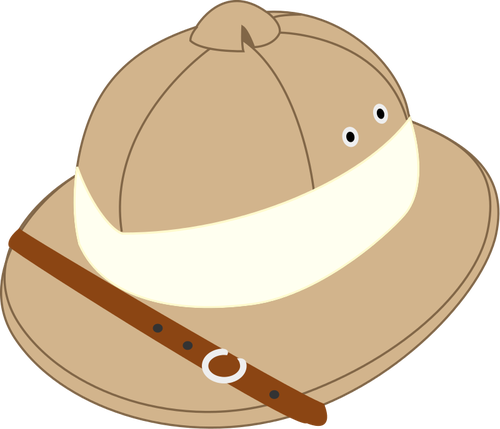 Salakot את הכובע בתמונה וקטורית
