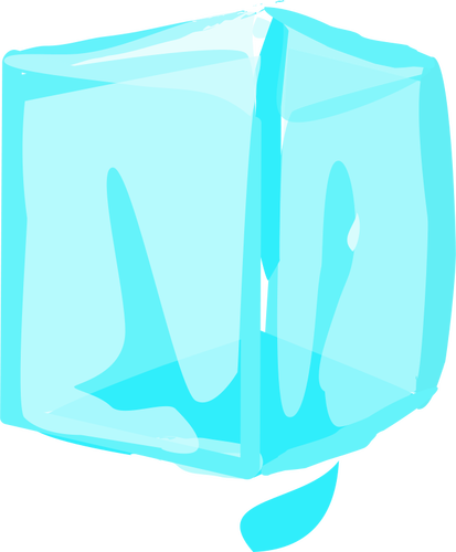 Ice cube vector afbeelding