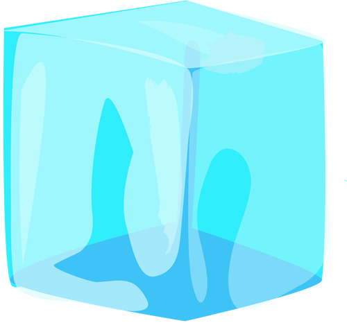 Ice cube vector clip art