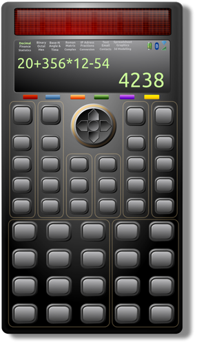 Calculator stiintific vector illustration