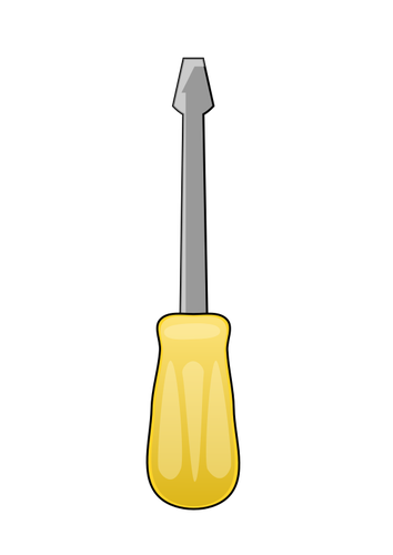 Chave de fenda amarela