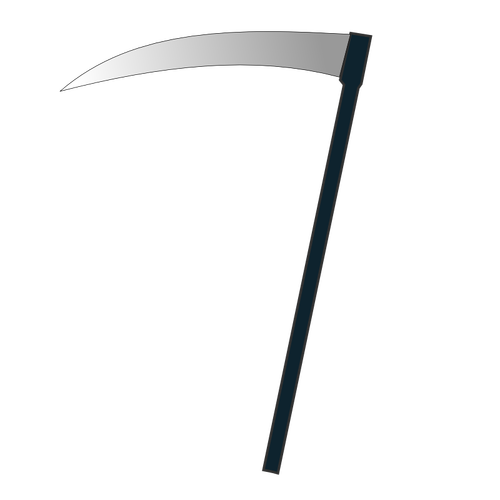 Scythe 64 X 64 icoon vector afbeelding