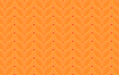 Cerchi concentrici arancioni