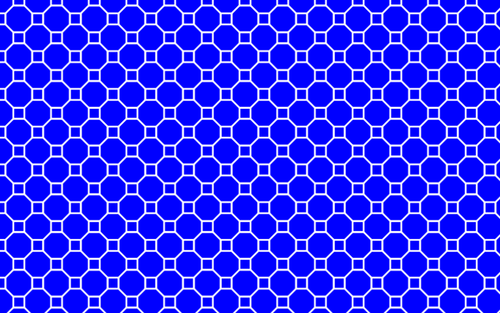 Sömlös geometriskt linjemönster konst blå