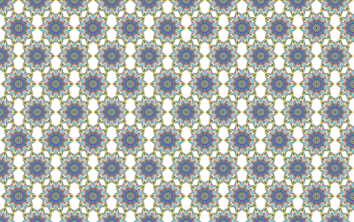 Motif de cercles colorés