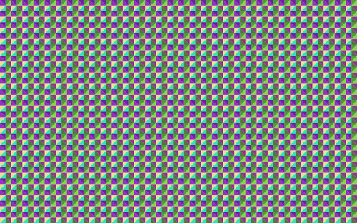 Green and violet pattern