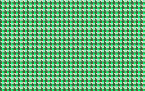 Groene driehoekige patroon