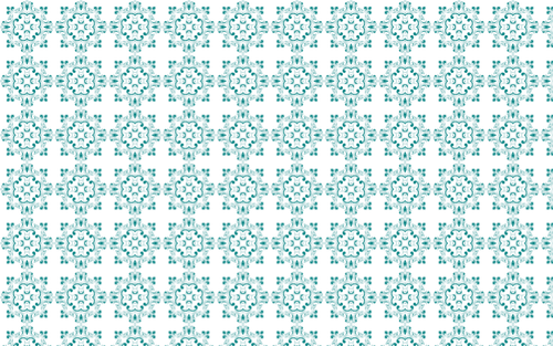 Blue flowery pattern image