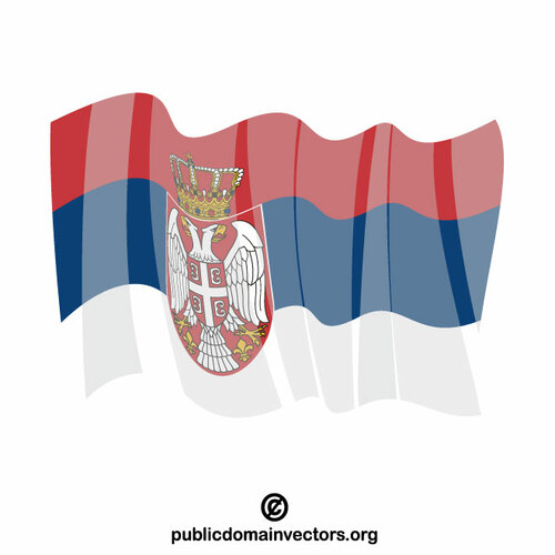 Flaga narodowa Serbii