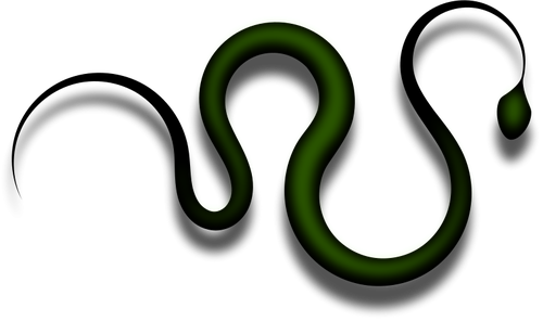 Desenho vetorial de serpente