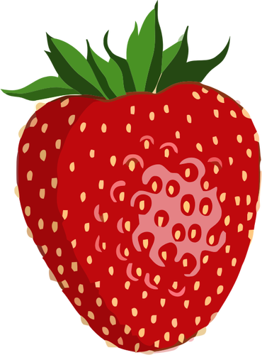 Glänzende Erdbeere