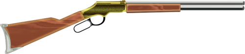 Векторное изображение шаблона ружье