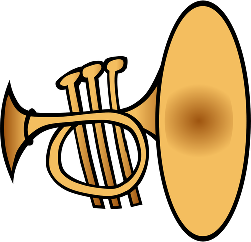 Trompeta vector clip art