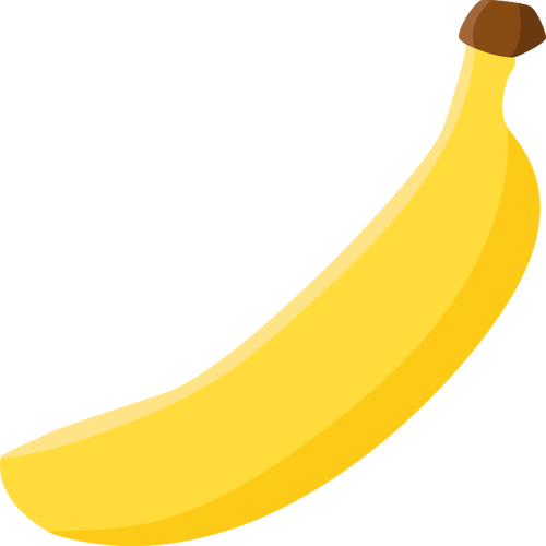 Enkla banana vektorbild