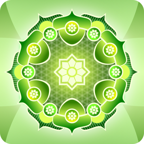 Mandala verde