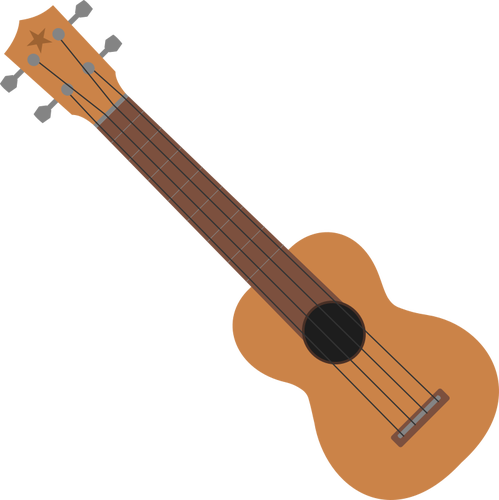 Ukulele vektor symbol