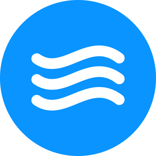 Eenvoudige water-pictogram