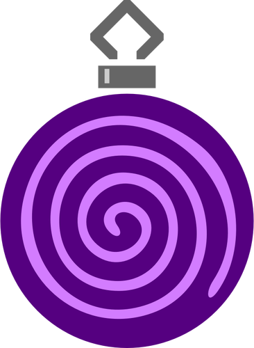 Buble violeta simples