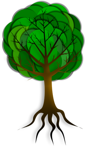 Imagen vectorial de árbol