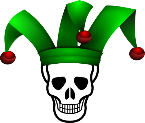 Image vectorielle de Skull jester