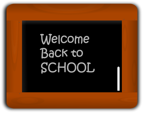 Black board vector image