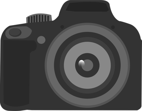 Jednoduchý amatérský fotoaparát ikona vektorové ilustrace