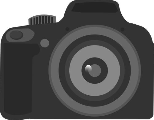 Eenvoudige amateur camera pictogram vectorillustratie