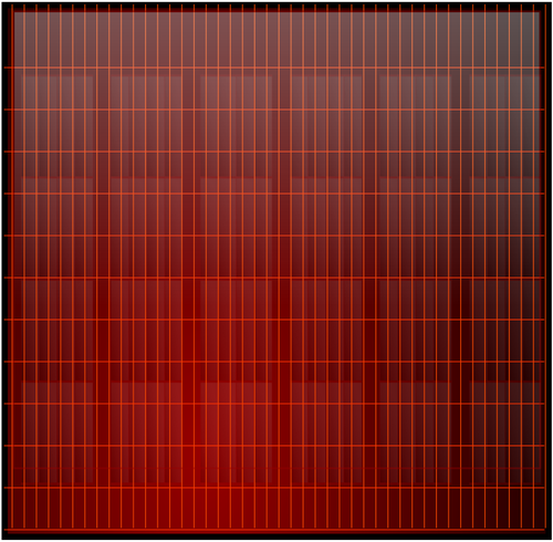 Kvadratmeter solpanel vektor illustration