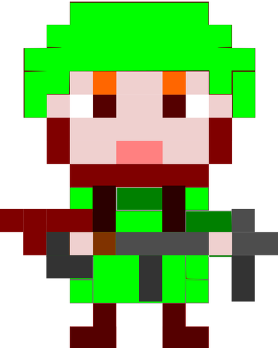 Pixel-Soldat