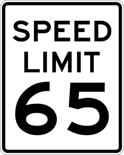 Limita de viteză 65