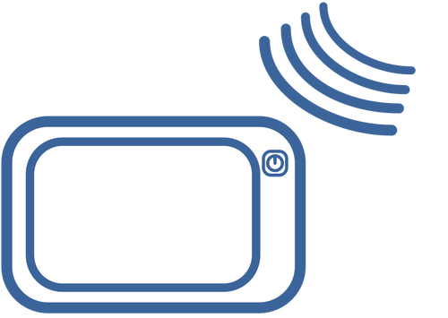 Satelliet TV pictogram