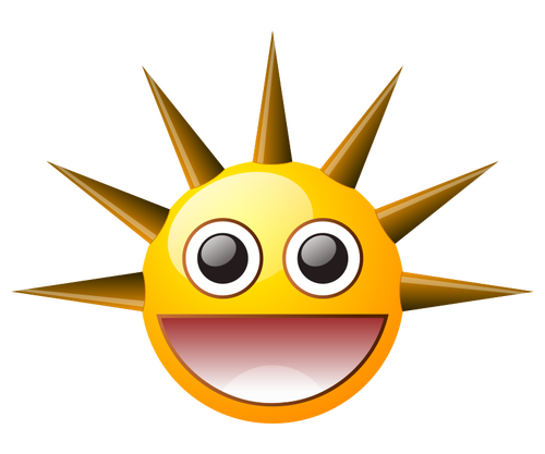 Spiky smiley